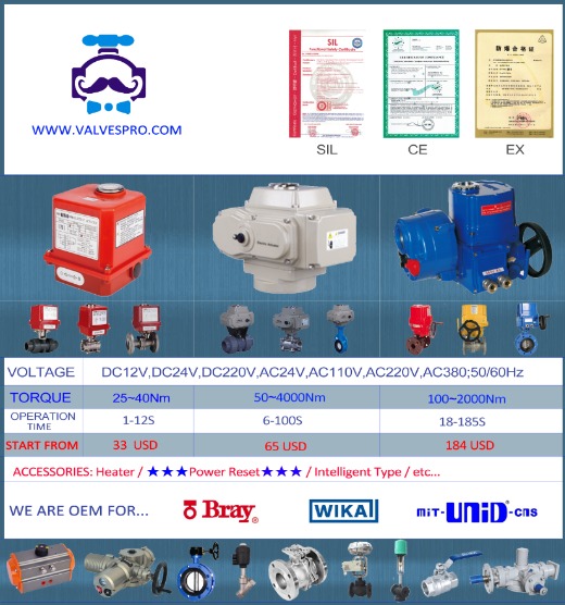 Valvespro Ball Valve and Butterfly Valve