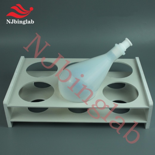 NJbinglab PFA Flask eggplant shape, high pressure resistant, 500ml