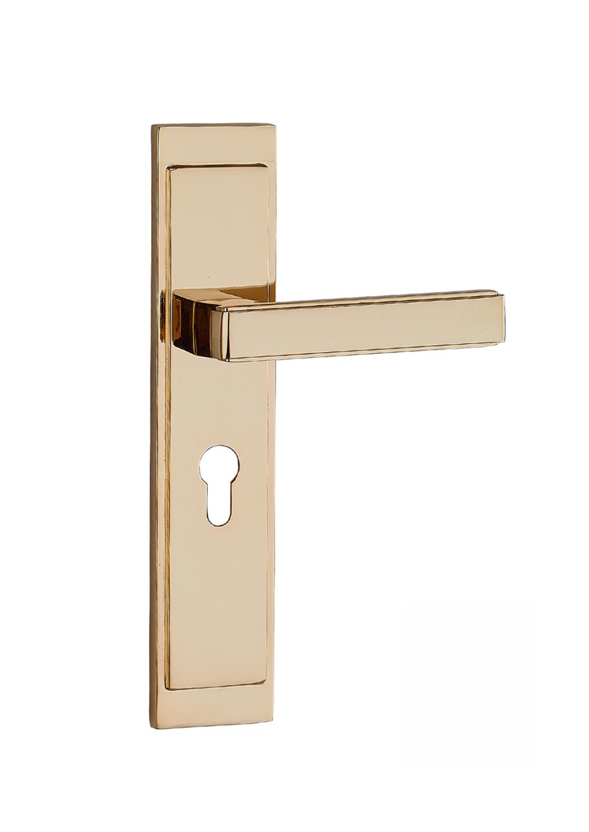 Forged lock with pure copper