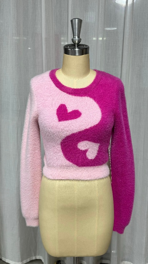Sweaters, knitwear, women's sweaters, imitation mink fur, support customization