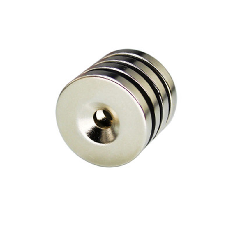Nd-fe-b strong magnet Magnet magnet magnet magnet magnet magnet steel with round hole magnet motor can be customized