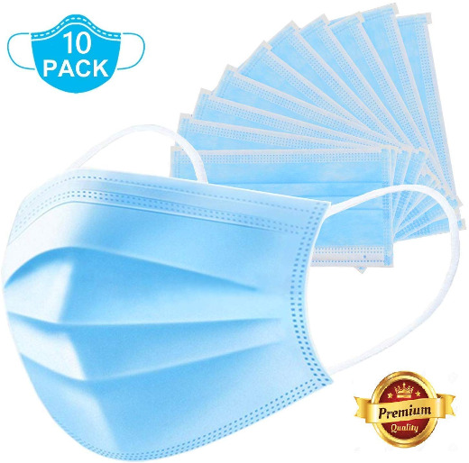 3 Ply Face Mask (Blue Polypropylene) for Pharma Industry