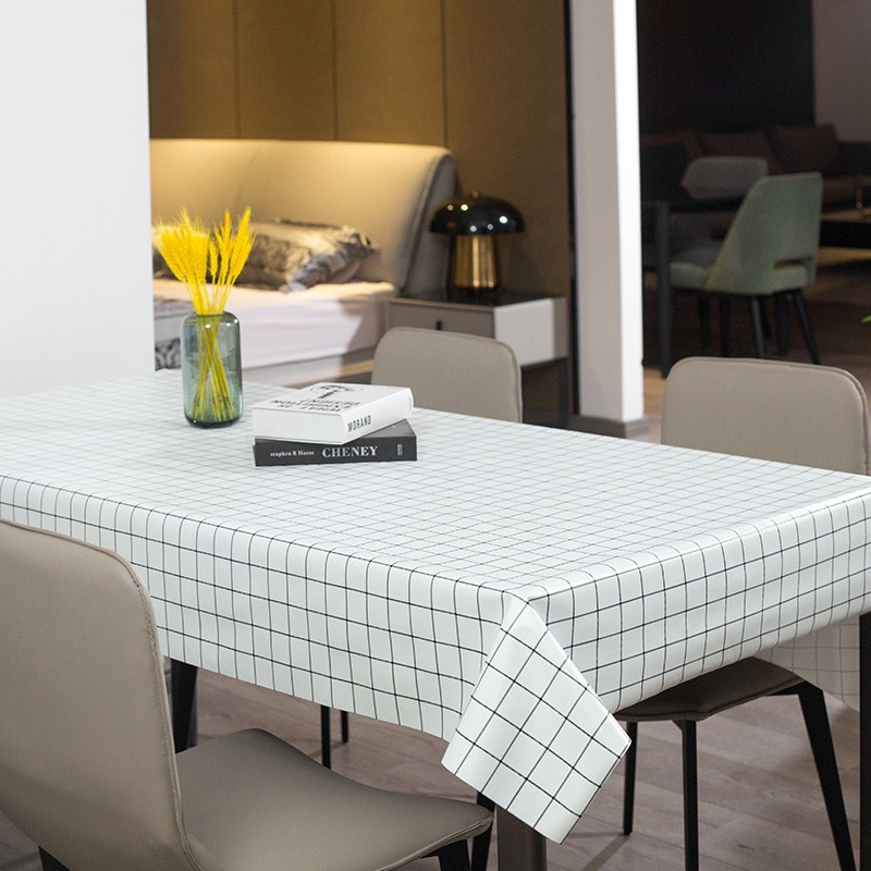 GLXY simple fresh and tasteless washing table cloth table cloth tea table multi-purpose small cover towel PVC material 0.9M * 0.9M can be customized, wholesale