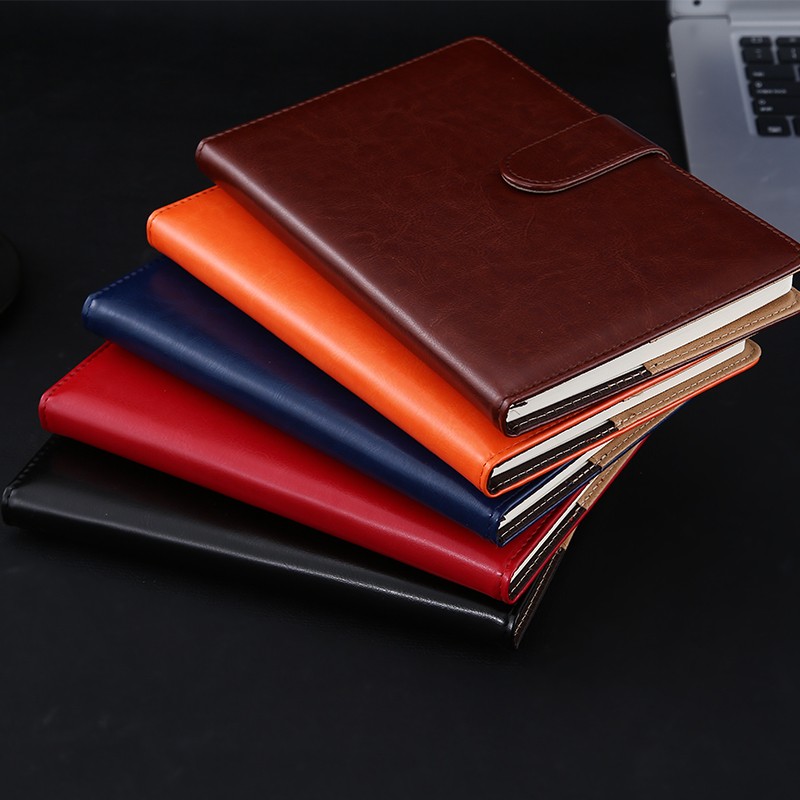 Hande Booklet Double Pack Color Changing Face A5 Notebook Business Notebook Meeting Minutes Booklet Paperback Stationery Booklet with buckle can be customized LOGO