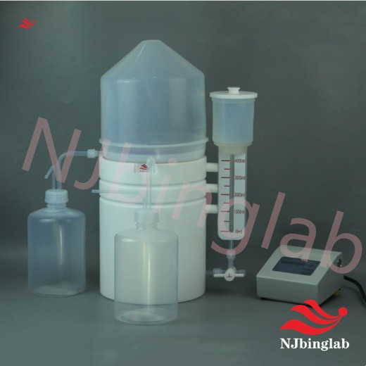 NJbinglab PFA acid purification system, Works with a variety of acids