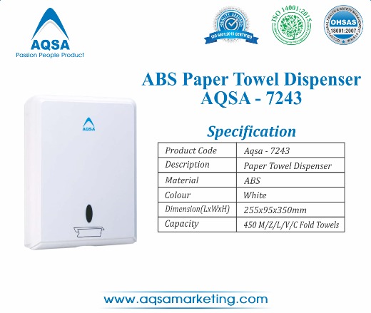ABS  Paper  Towel  Dispensers (AQSA – 7243 )