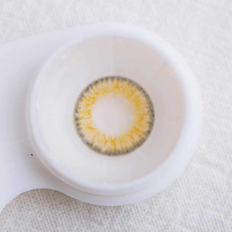 Erdaylens fashion contact lenses 1 piece per year soft hydrophilic contact lens whisper brown