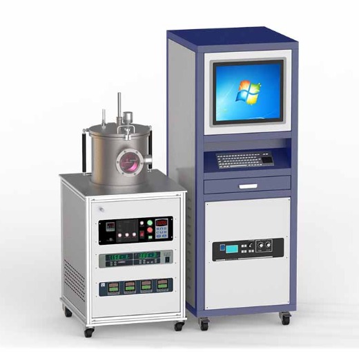 Single-head RF magnetron sputtering coater for preparing single-layer films