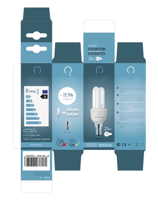 paper packaging boxes for LED light bulb lamp 