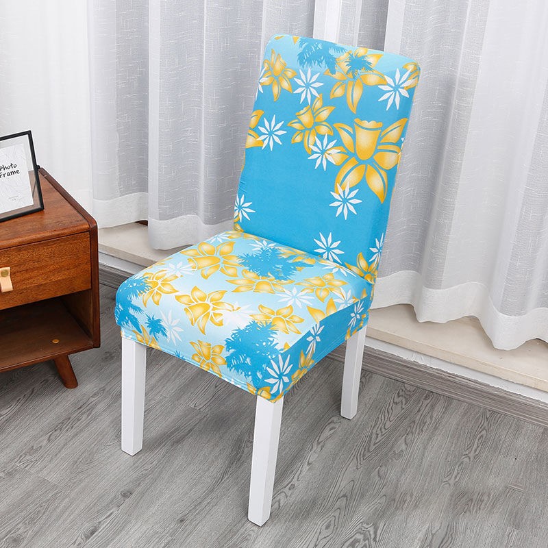 Household modern simple chair cover cloth art table chair cover universal stretch chair cover