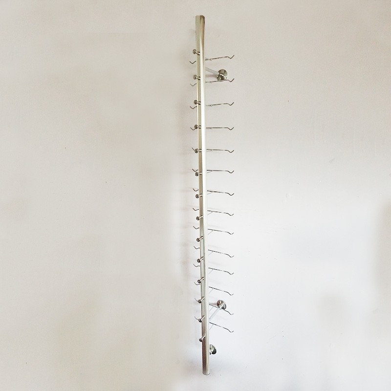 Aluminum alloy wall hanging wall sunglasses sunglasses display stand glasses rack display props