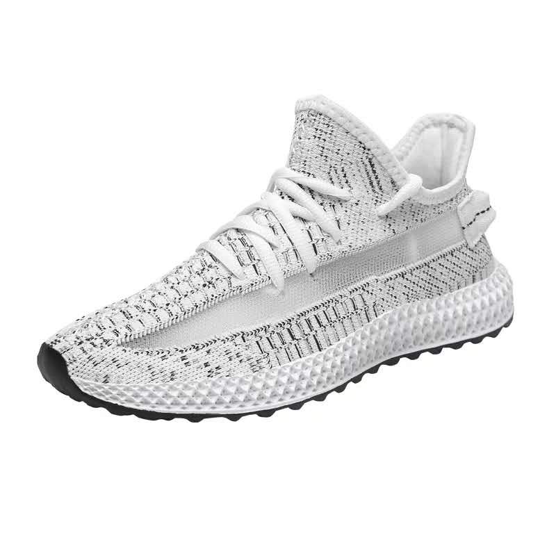 Letter chi fly knit sneaker man shoes breathable coconut shoes versatile fashionable man shoes