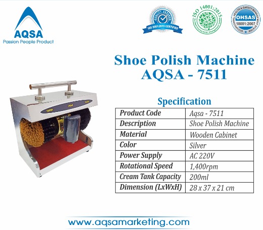 Shoe Polish Machine (AQSA – 7511) 