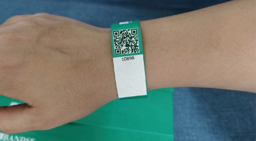 MIFARE NTAG213 Tyvek Wristband/Bracelet