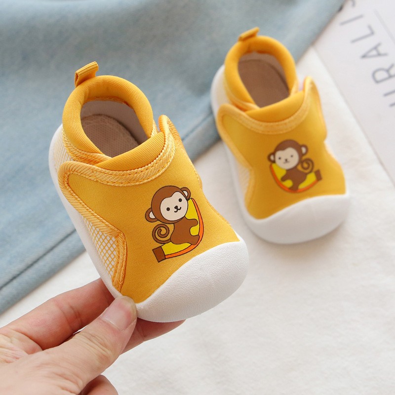 Spring and Autumn shoes for 1-3 year olds, single shoe, soft sole, non-slip, children's shoes, Breathable, anti-collision shoes for men and women