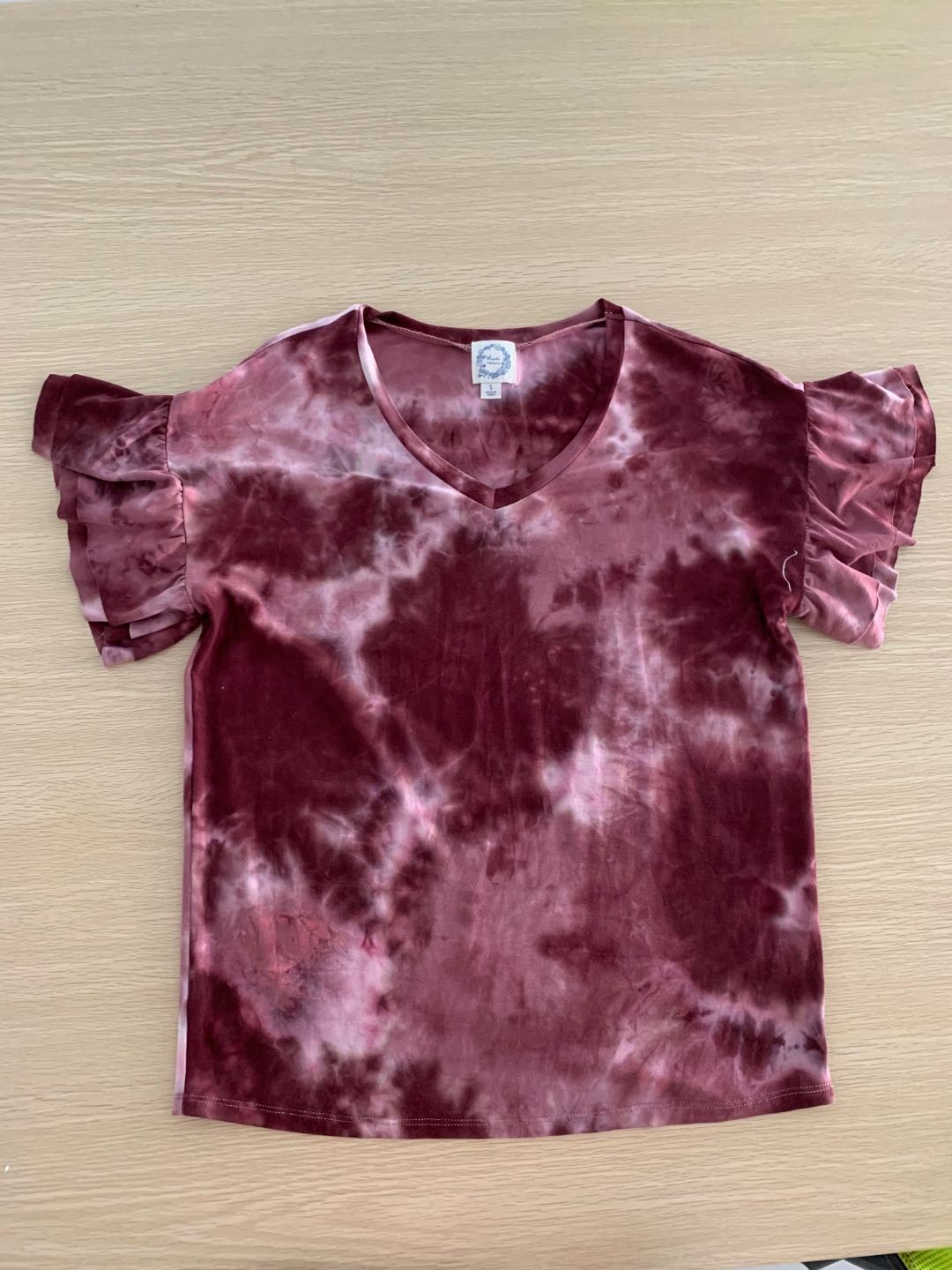 Pullovers with color tie-dye youth age reduction