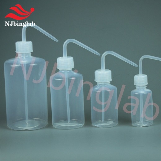 NJbinglab PFA wash bottle, with screw cap, for cleaning