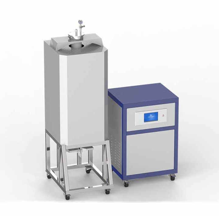 Lab vertical fluidized bed tube furnace for powder experiments