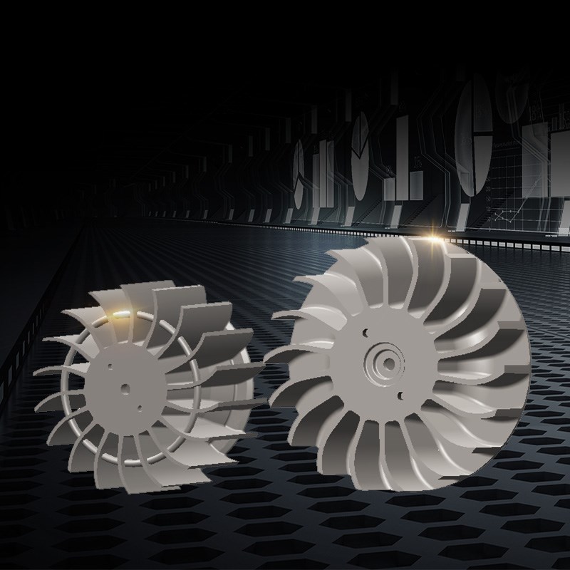 Liquid ring vacuum pump impeller