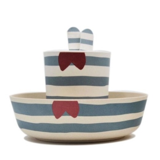 ECO  bamboo fibre dinnerware sets-plate bowl cup fork spoon