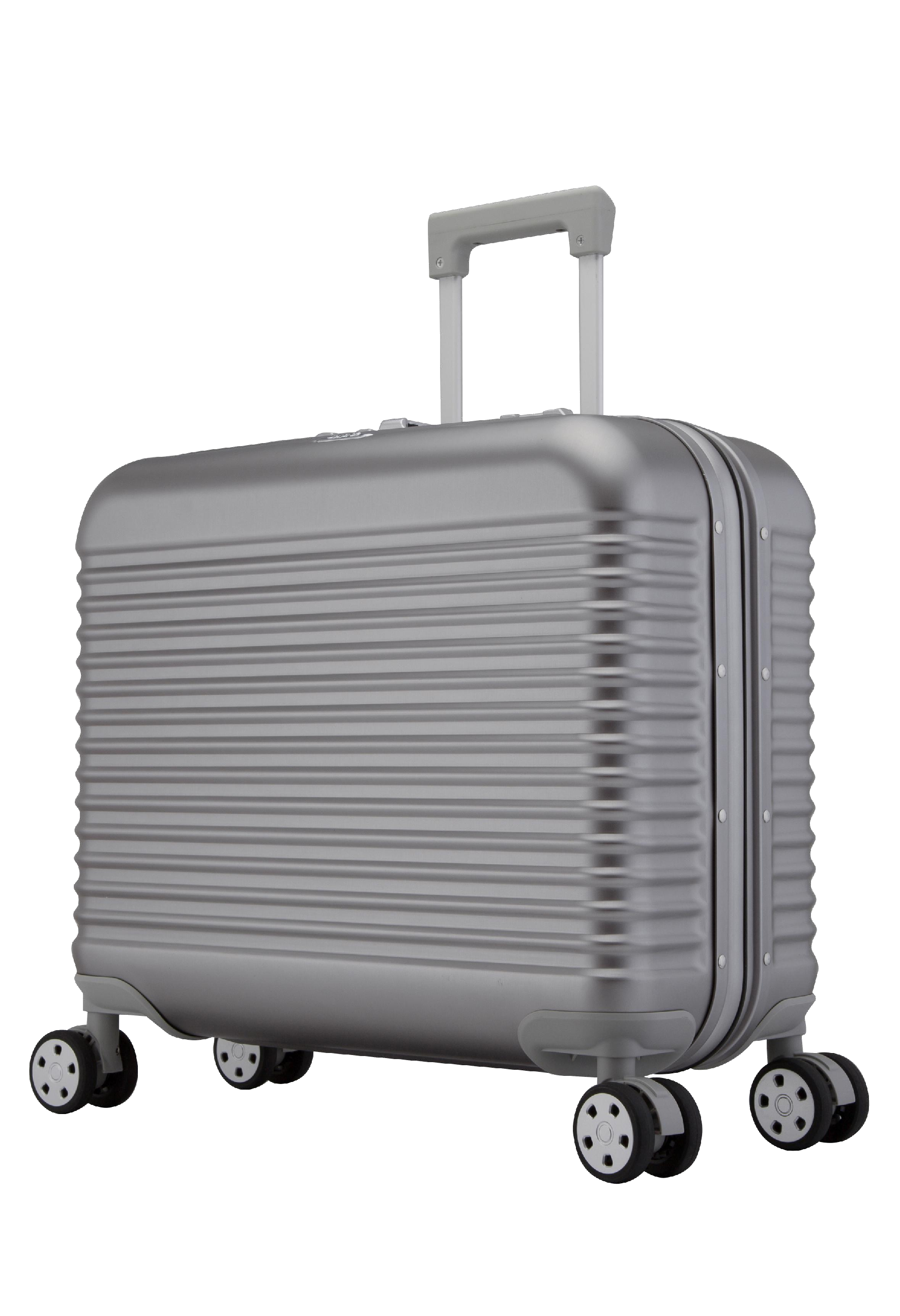 17 "silver one all-aluminum magnesium alloy commercial pull rod case suitcase organ bag