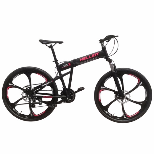 Helliot Bikes Folding Mountain Bike Bicycle Helliot Hummer 01