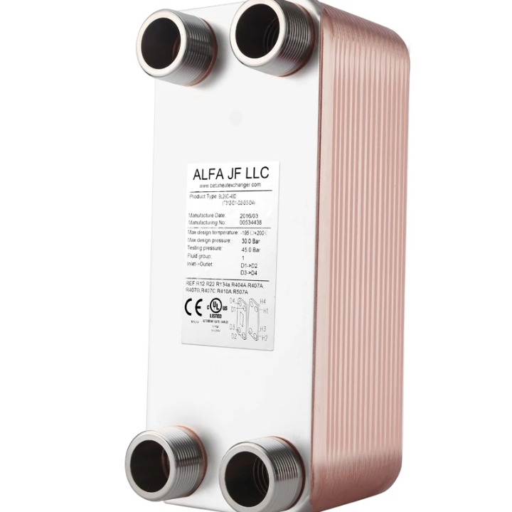 Brazed Plate Heat Exchanger - Oil Cooler Bl14 Series NPT3/4''