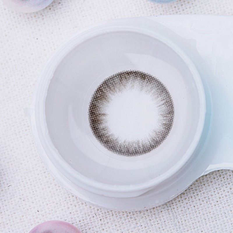 Erdaylens fashion contact lenses 1 piece per year soft hydrophilic contact lens silent black