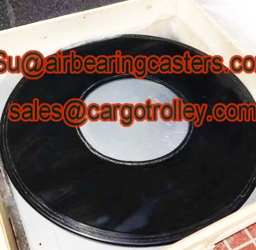 Air caster systems easily moving heavy equipment