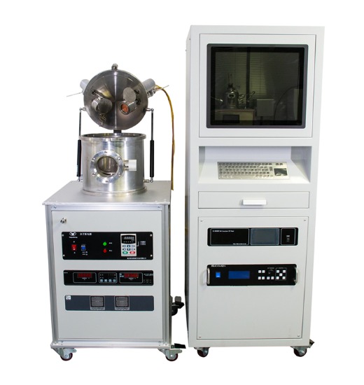 Dual-head magnetron sputtering coater (with RF&DC power supply)