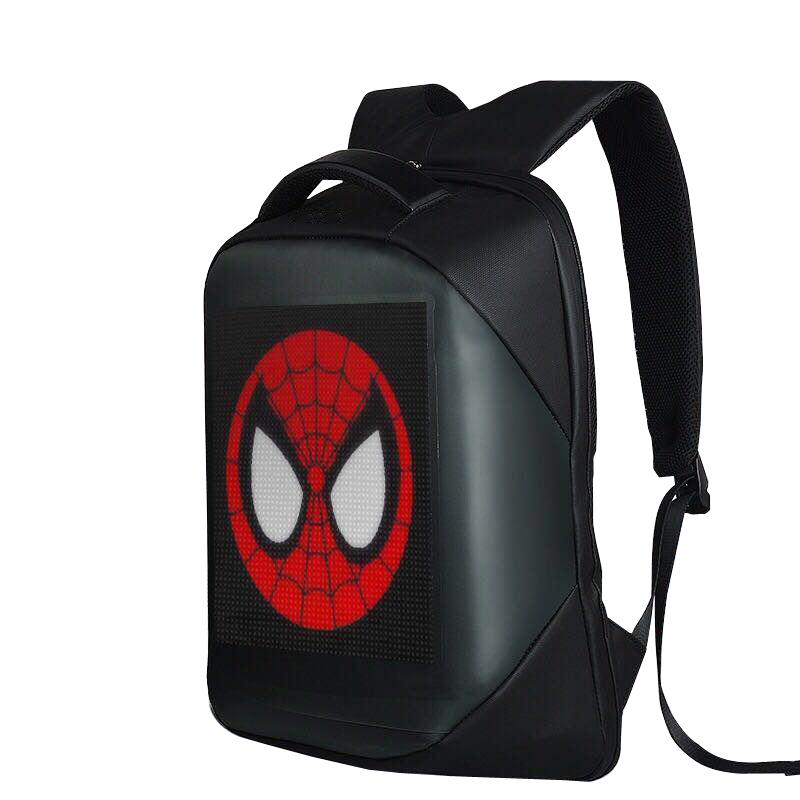 The new backpack with LED business LED display advertising screen computer bag enterprise marketing tool