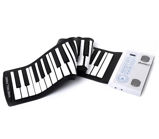 IWord S3088 88 Keys Professional Hand Roll Up Piano Built in Dual Speakers 