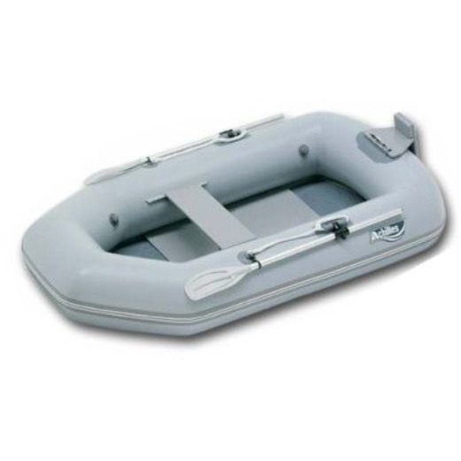 Achilles LT-2, Rollup Floor 7' 3", Gray Hypalon, 2020 Inflatable Boat