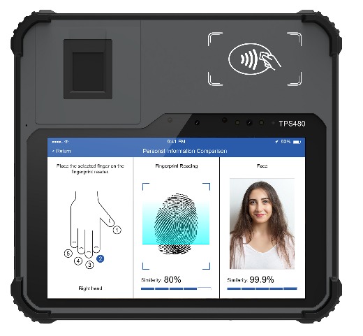 Biometric Attendance System Tablet