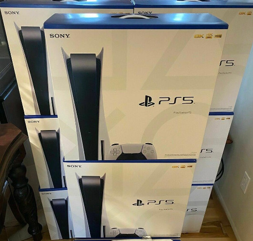 Sony PlayStation 5 Console 5 Disc 2 remotes  BRAND NEW