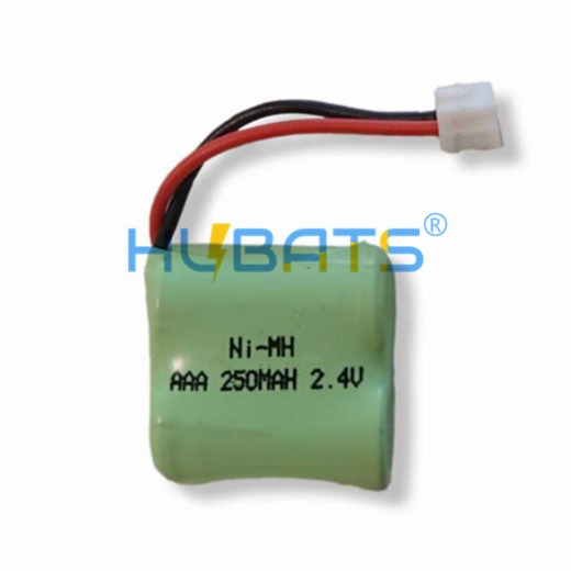 Hubats 1/2AAA2 NiMH 2.4V 250mAh AAA Ni-MH batteries for wireless paging systems cordless phone