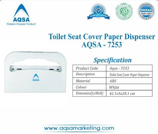  Toilet Seat Cover Paper Dispenser (AQSA – 7253)