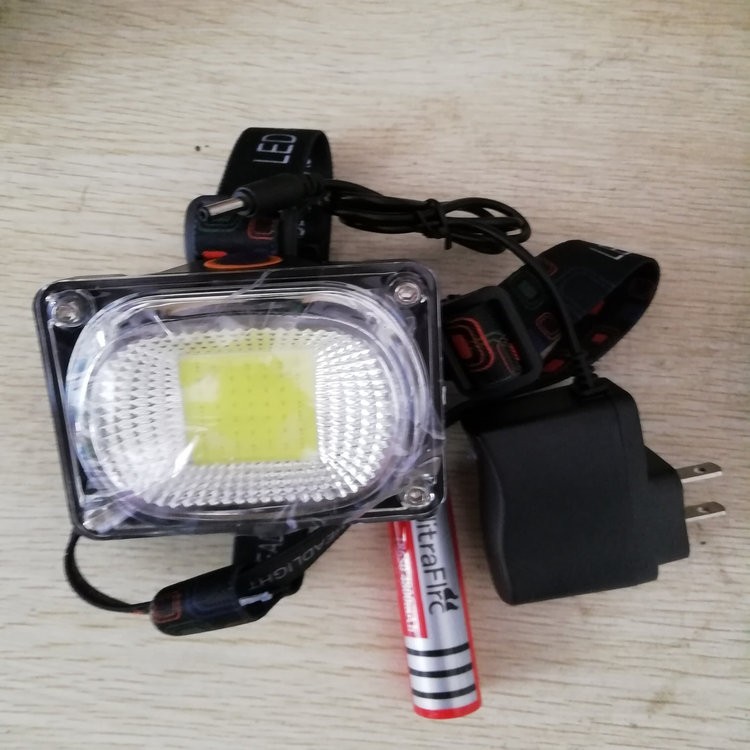 High-power high-power headlamp multi-gear 3-color headlamp Red-green warning headlamp Bicycle lamp