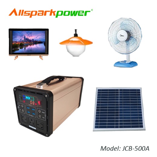 Factory Popular Wholesale Best 500W Solar Generator Portable Solar Power System with Solar Panel