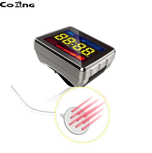 Laser Therapy Reduce High Blood Pressure Wrist Medical Watch