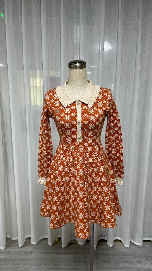 Sweater knitwear women's sexy slim dress support customization