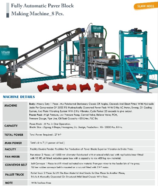 Automatic Brick Making Machine
