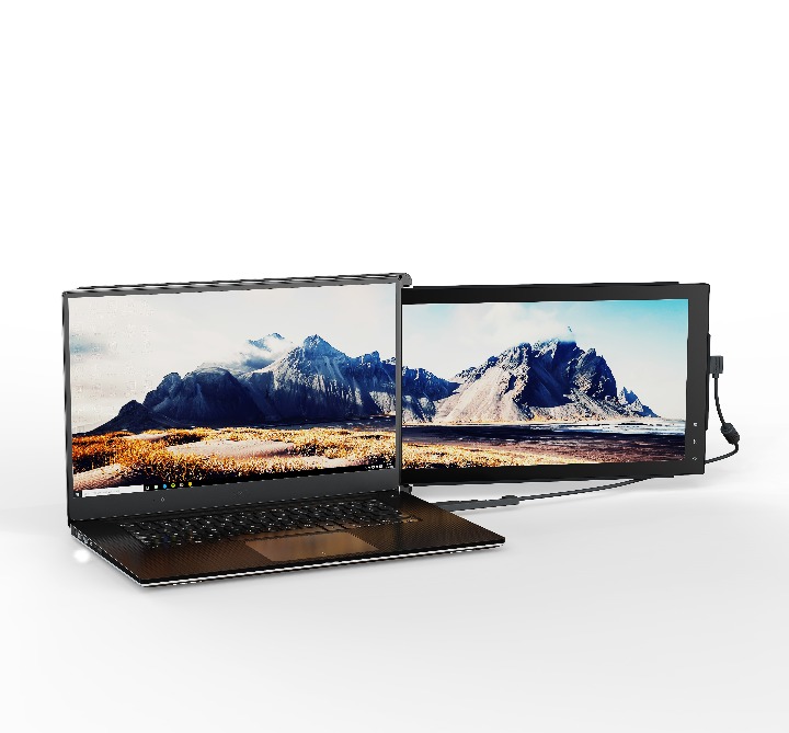 DUEX Pro Portable Monitors : The on-the-go dual screen laptop monitor.   