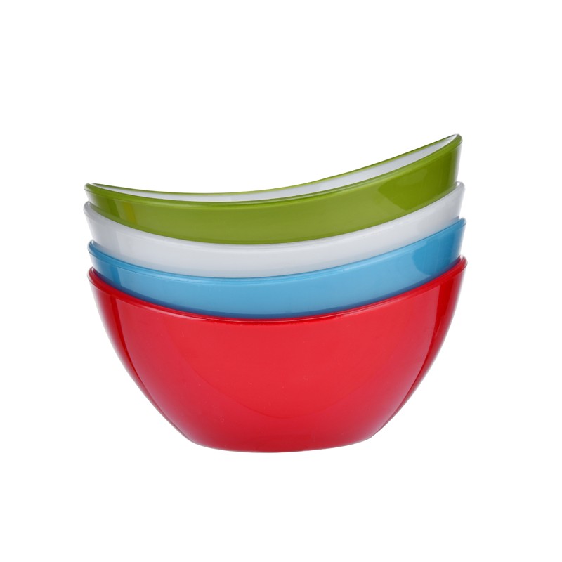 Vibrate plastic salad bowls without LIDS