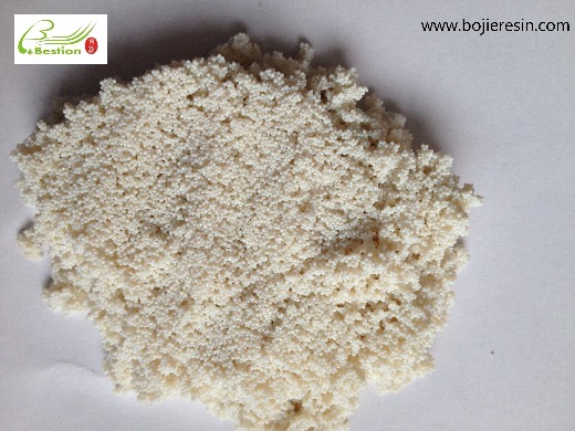 Nitrocellulose deacidification resin