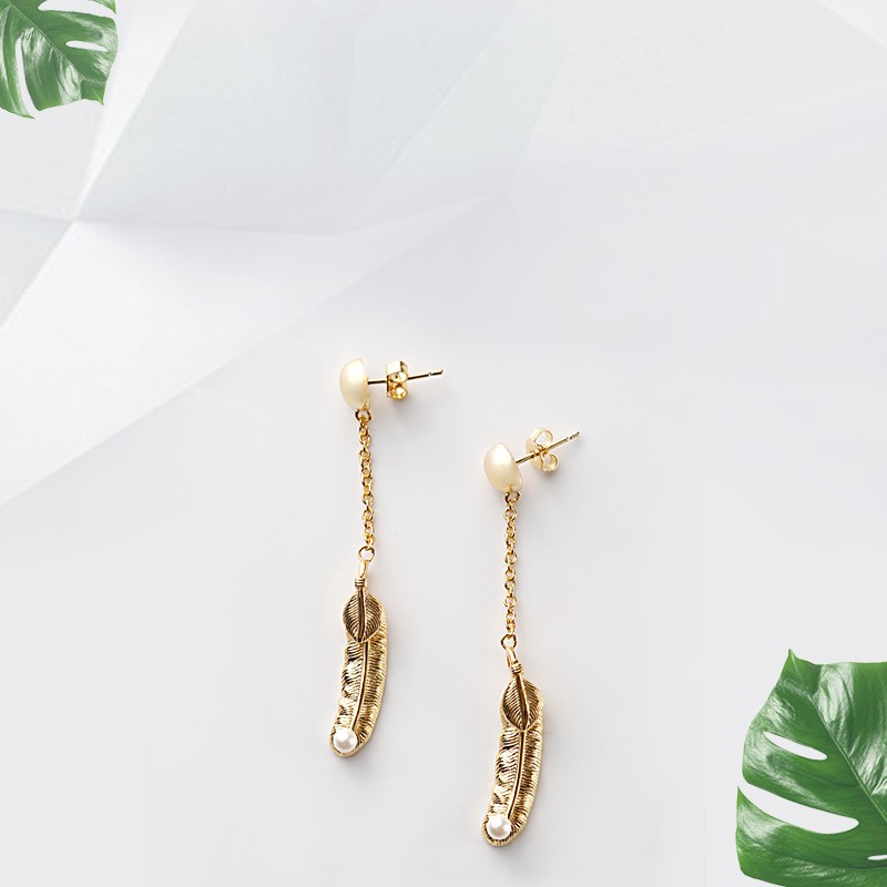 Romeo feather Earrings