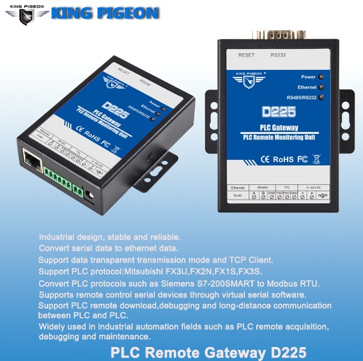 D225 PLC Gateway PLC Remote Monitoring Unit