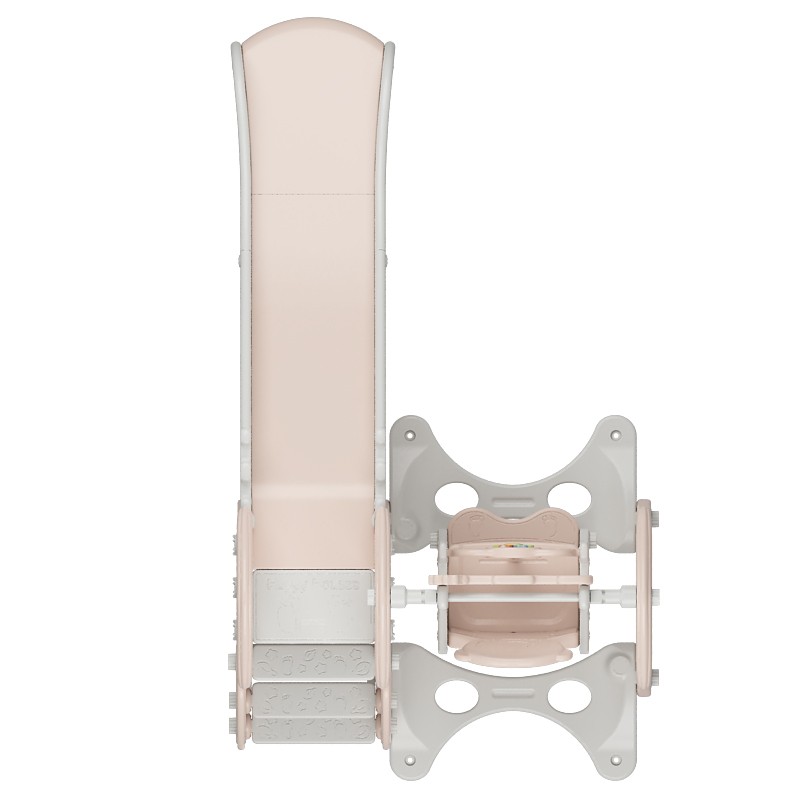 Beautiful high baby bear slide children indoor household kindergarten small slide swing combination amusement toys