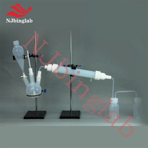 NJbinglab PFA Lab distillation condensation apparatus, 500/1000ml, HF resistant
