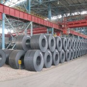 black construction Q195 hot rolled steel strip 125mm